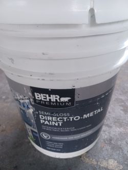5 gallons Interior/exterior Semigloss Gray Paint