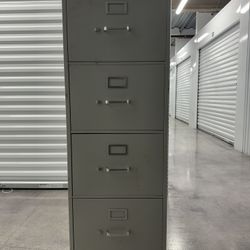 HON Metal Four Drawer File Cabinet 