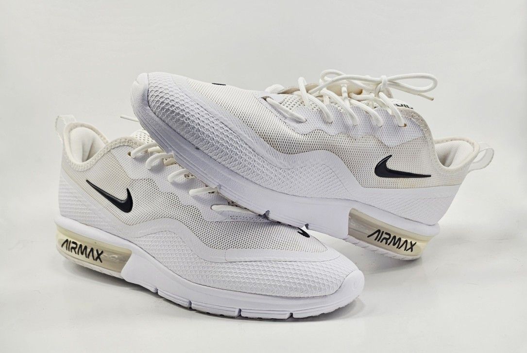 Nike Air Max Sequent BQ8824-100 Running Shoes Women's Size 10