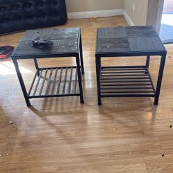 Metal And Wood Tables
