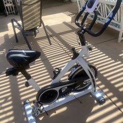 White Exercise Bike