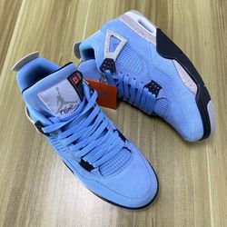 Jordan 4 Retro University Blue -Men’s Basketball Sneakers Shoes 