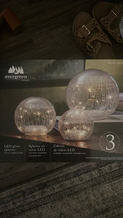 Twinkle Lights -LED in sphere globes
