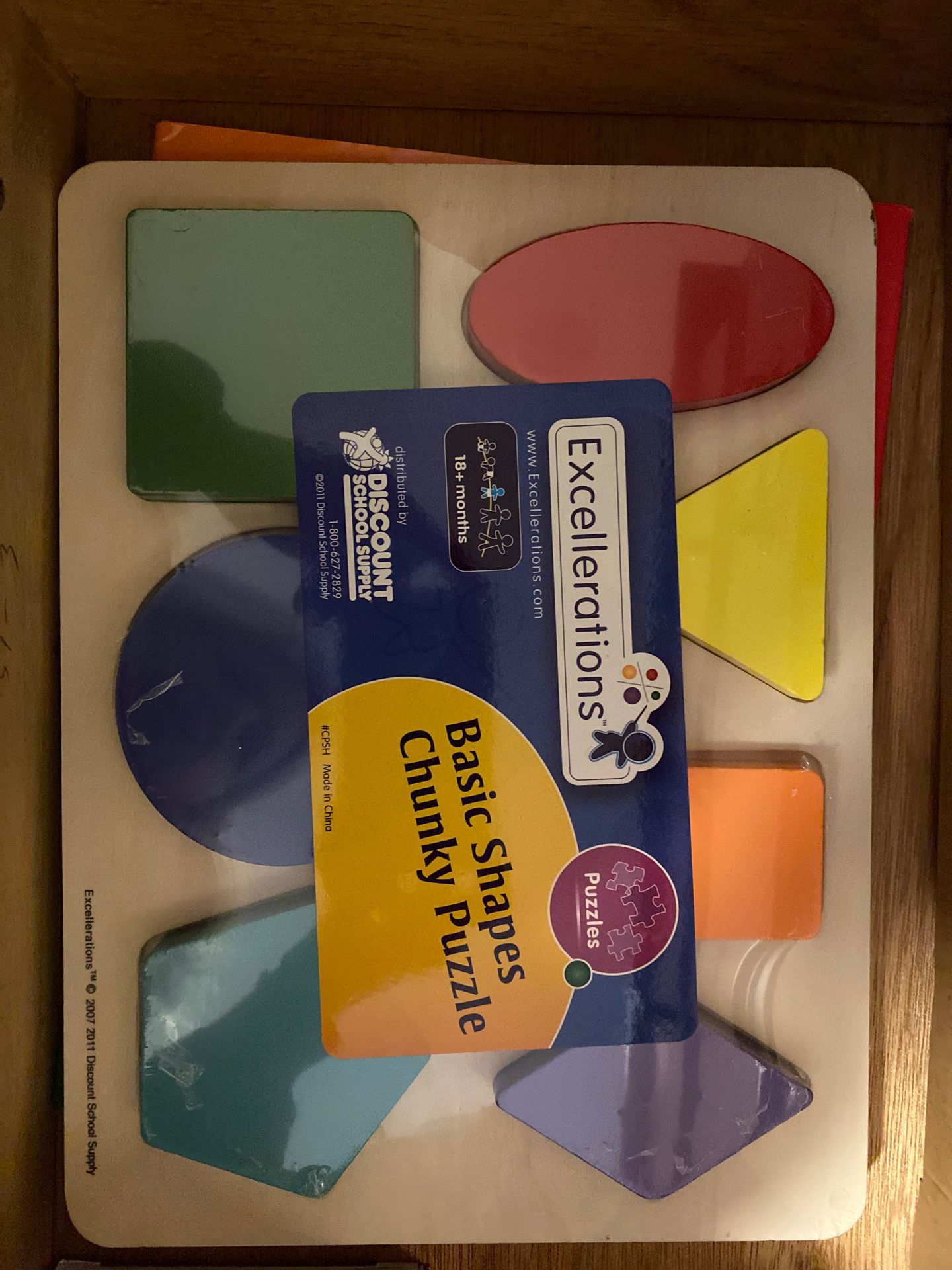 Brand new basics shapes chunky puzzle 18 months and up