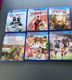 12 Play Station Games- PS4  & PS5