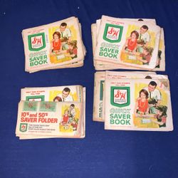 S&H Green Stamps - 19 Books Complete, 1 Empty Book
