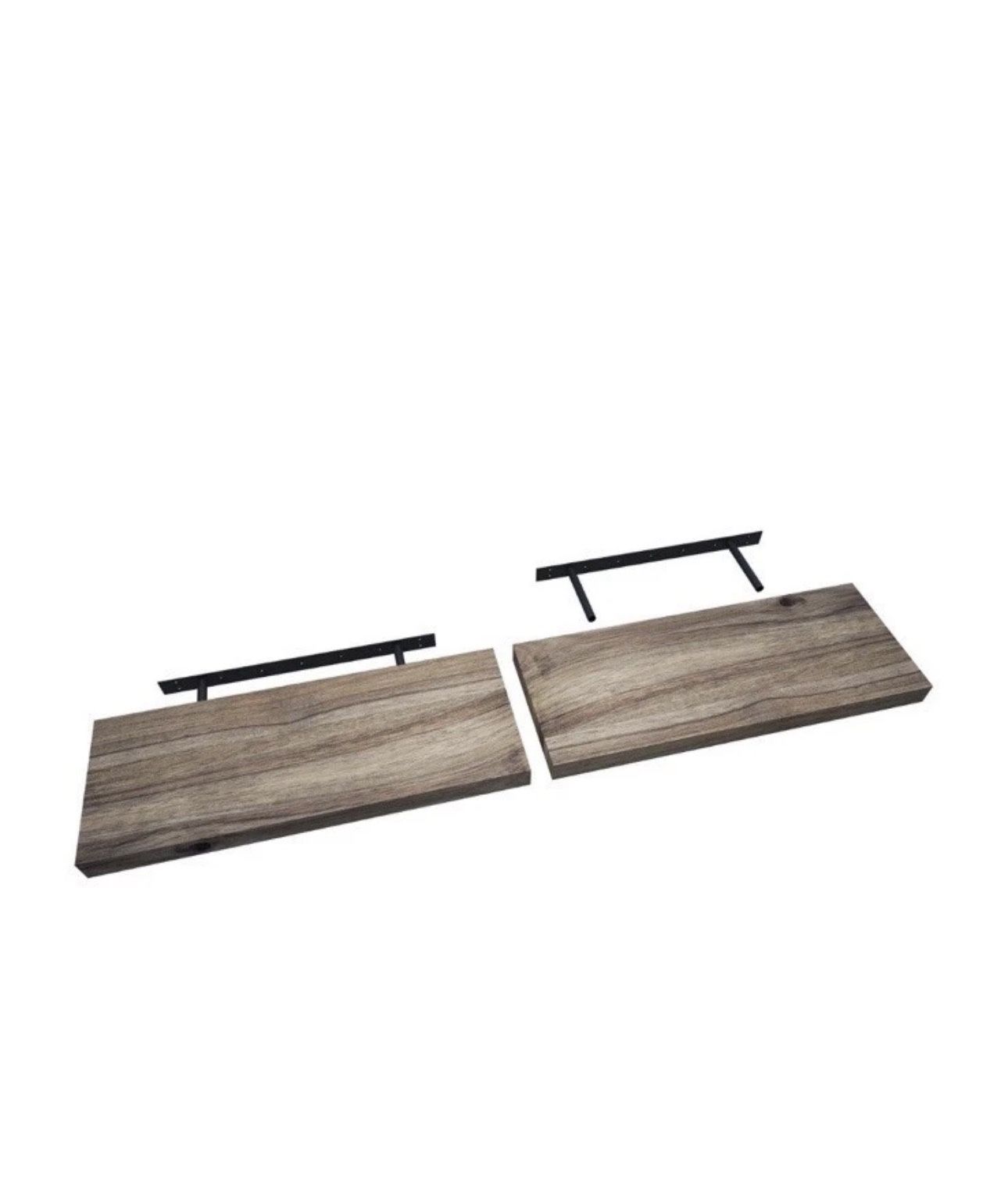 Vision Home Acacia Floating Shelves, 24" (Set of 2) New In Box Sealed