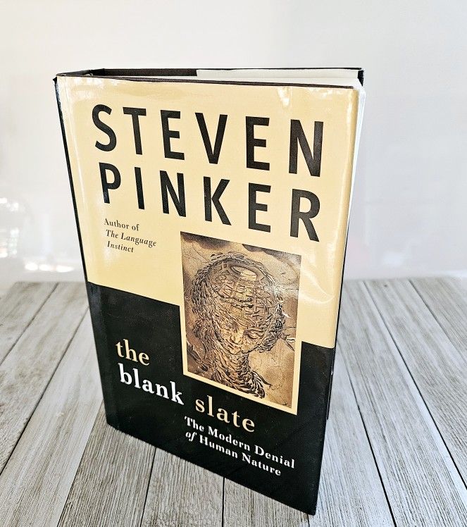 Vintage The Blank Slate The Modern Denial of Human Nature by Steven Pinker Hardback Book Copyright 2002 Published byViking Penguin. ISBN 0-1-8