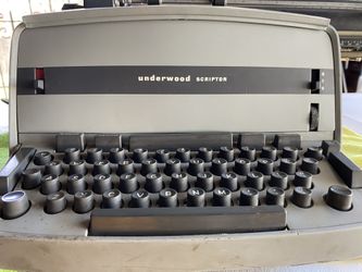 Underwood Scriptor Typewriter 1964