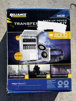 Back up Power Transfer Switch Kit - obo