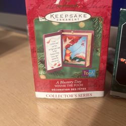 Lot of disney ornaments 