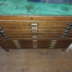 Vintage Flat File Cabinet  Thumbnail