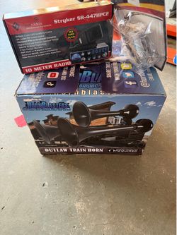 🚨 Bundle Deal - Stryker 10 Meter Radio + Outlaw Train Horn + Chrome Air Horn 🚨