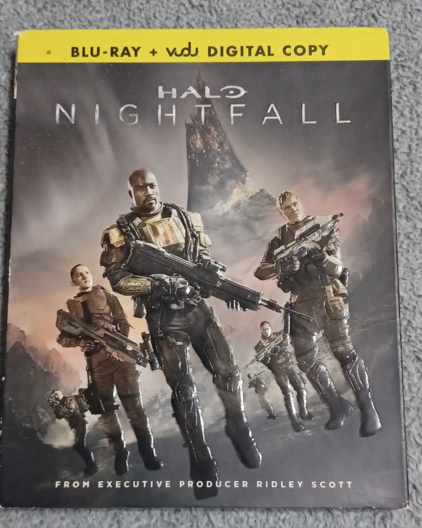 Halo Nightfall Blu-ray Vudu Digital Copy Edition DVD Like New