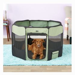 Pet Gear Large Travel Soft Sided Dog Cat Kitten Puppy Pen with Removable Top