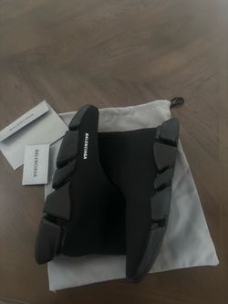 Balenciaga Speed Trainer Sock Sneakers Black