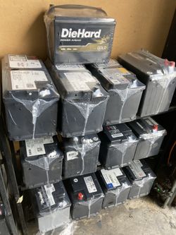 Car batteries