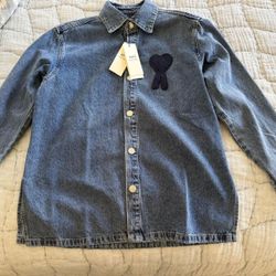 AMI Paris Denim Overshirt Size S