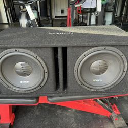 Orion Ported  2x12” Subwoofer Box w/ Amp