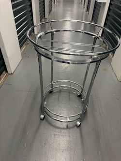 Bar with glass