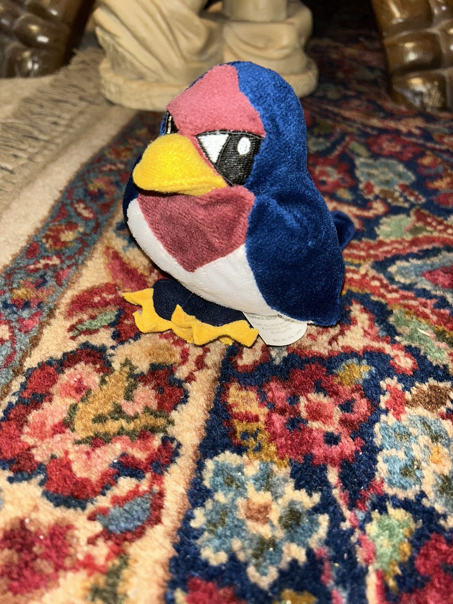 2004 Pokemon Advanced Taillow Bean Bag Plush From Hasbro