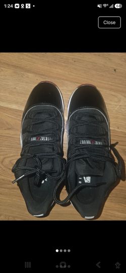 Air Jordan 11 Low Black Red Sneakers
