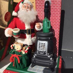Animated Vintage Santa 