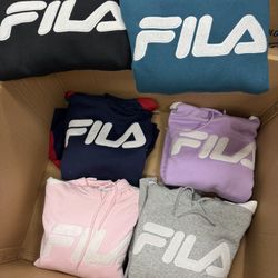 Different Color FILA sweaters 