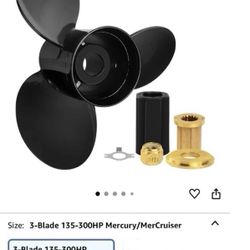 14-1/2Dia X 19Pitch Boat Outboard Propeller for Mercruiser Alpha One Prop/Mercur