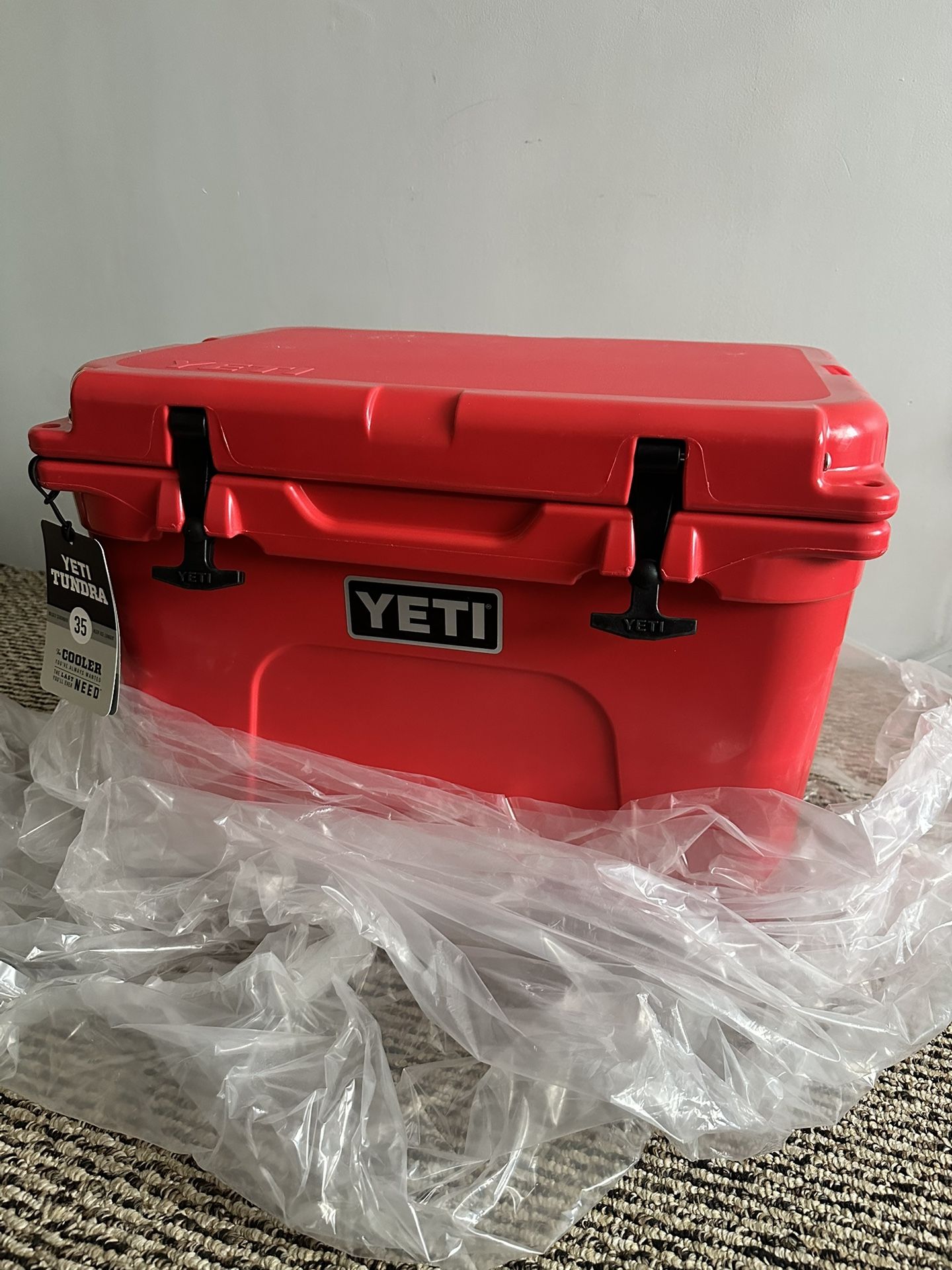 YETI Tundra 35 Rugged Red U-Line Edition cooler
