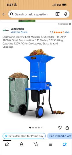 Electric shredder and mulcher