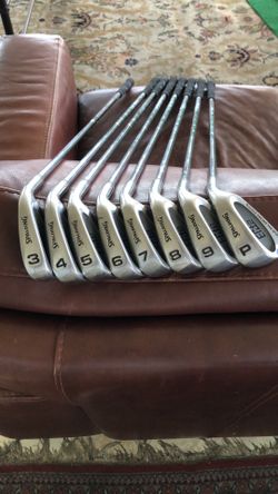 Spalding Elite RH iron set 3-PW regular steel shafts Tour Balance System New grips