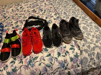 Mixed Sneaker Lot with Reebok Fanny Pack