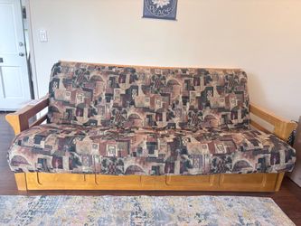 Queen Futon with 2 drawers