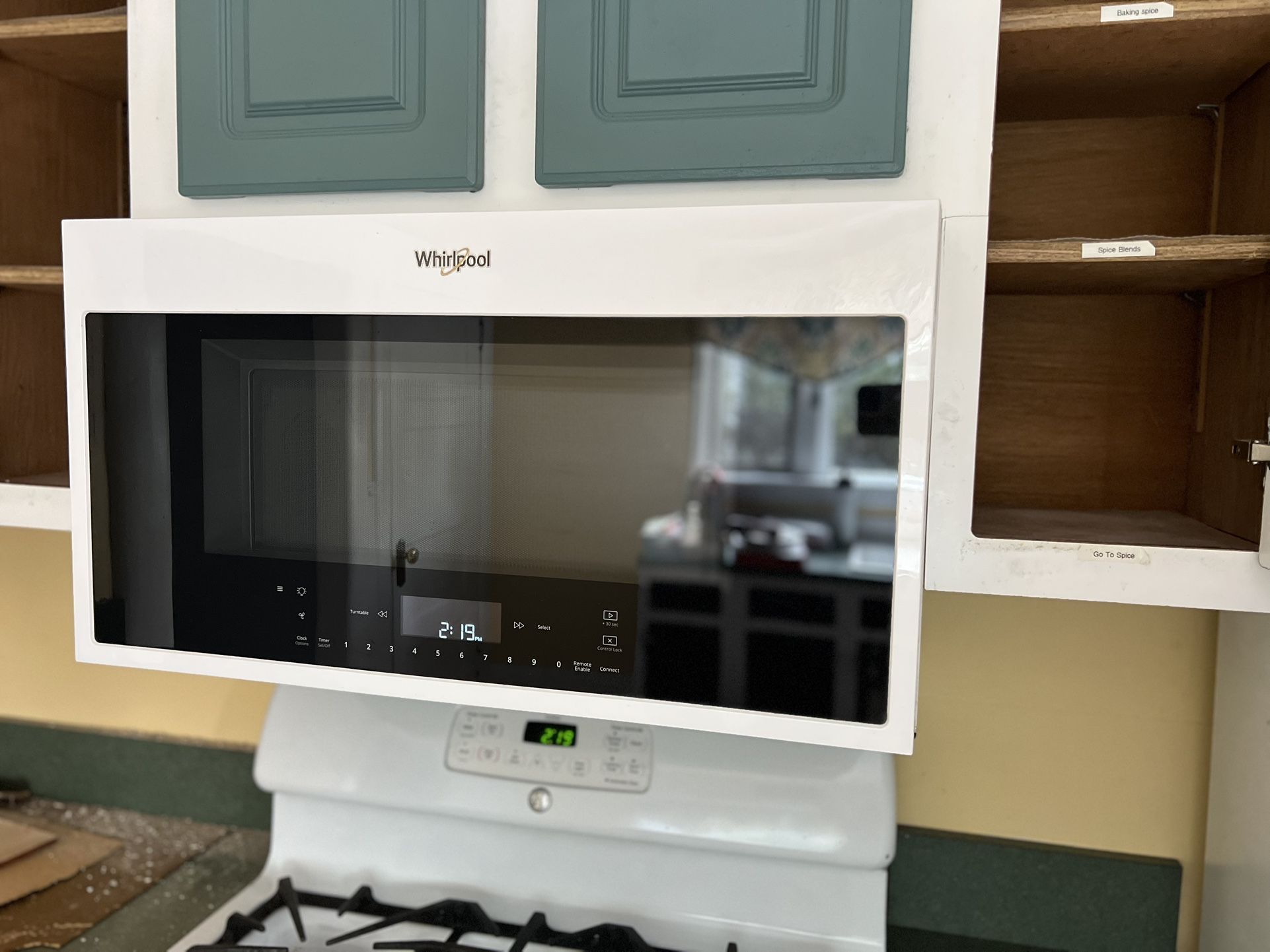 Whirlpool microwave 