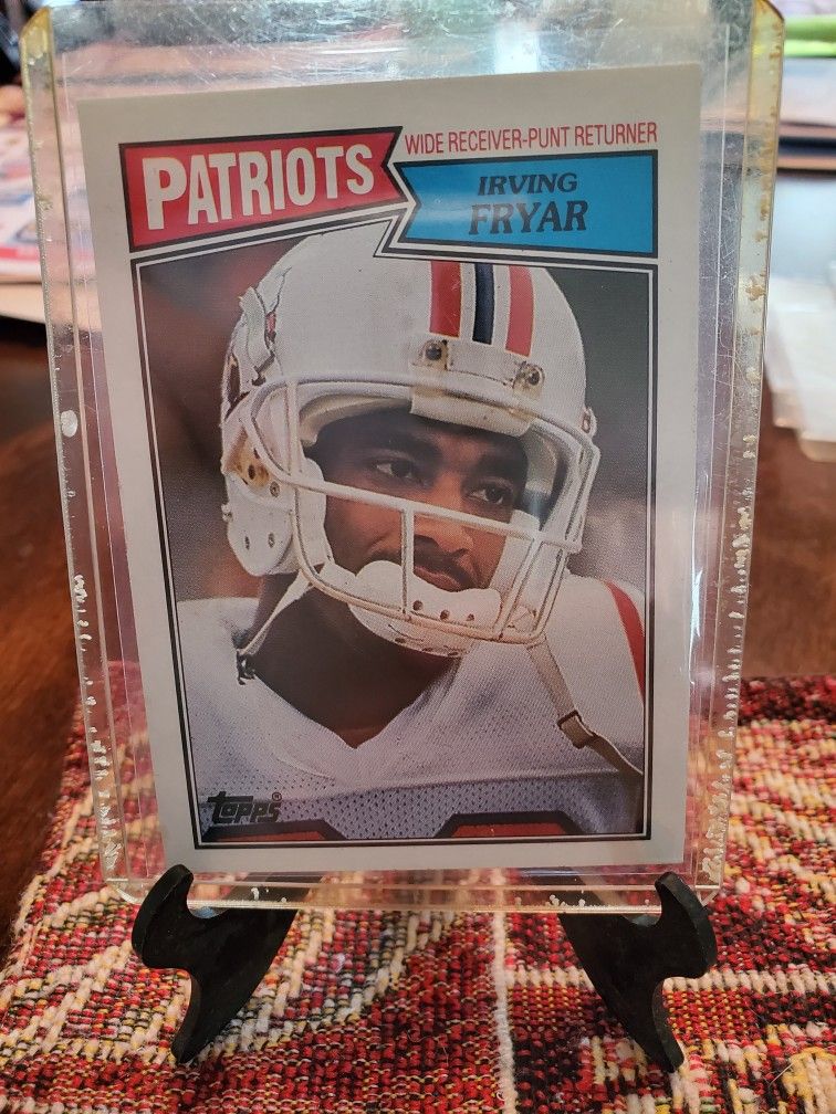 New England Patriots Erving Fryer 1987 Topps Football Card