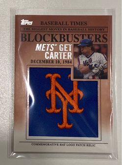 Gary Carter New York Mets * 2012 Topps Update Blockbusters Hat Logo Patch #BP-4