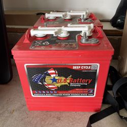 RV 6v Batteries X2 And Box 