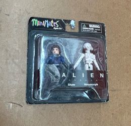 2017 Diamond SELECT Toys MINI Mates ALIEN Covenant “SHAW & NEOMORPH” Miniature TOY Figures 👀 (please read description)