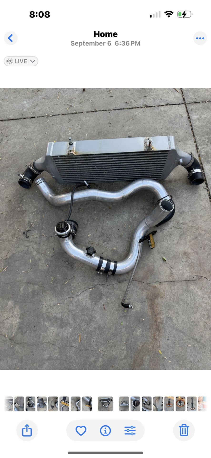 FRONT MOUNT INTERCOOLER KIT 2010-2012 GENESIS COUPE 2.0T XS POWER !!!