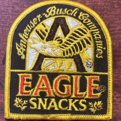 New Anheuser-Busch Companies Eagle Snacks Embroidered Patch
