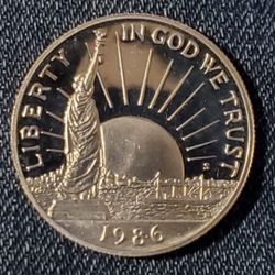1986 Ellis Island Commemorative Half Dollar Proof!