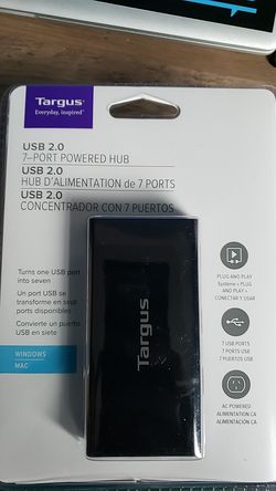 Targus USB 2.0 7-port powered hub
