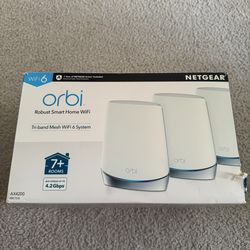 NETGEAR Orbi AX4200 Hi-Performance Whole Home Mesh Wifi System 3-Pack
