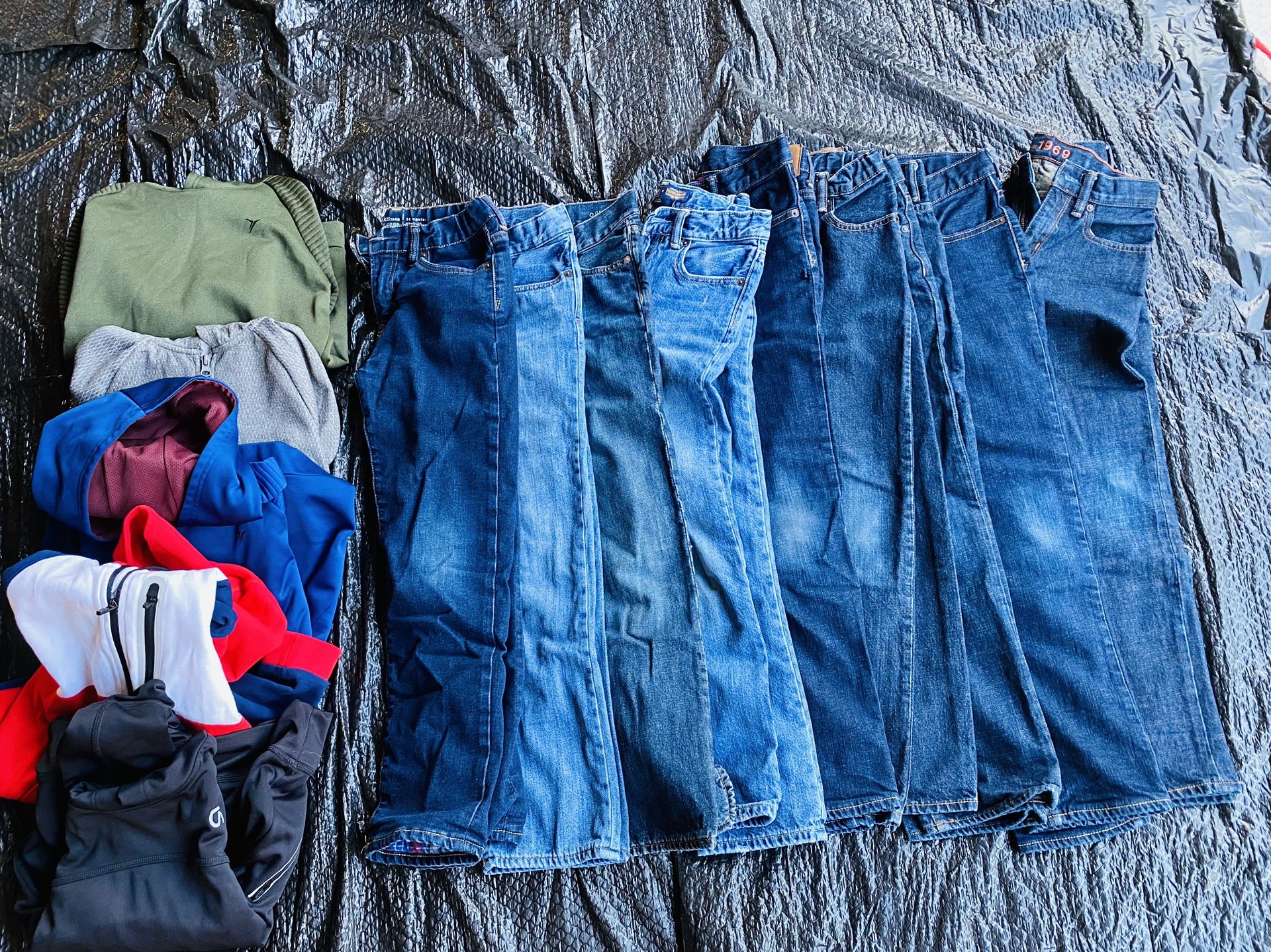 Lot of Boys Jeans and Sweaters Size L 10-12