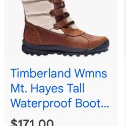 Timberland Women’s Snow Boots  Size 7.5