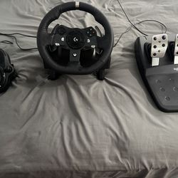 Black Logitech G920 Bundle For Xbox One/ Xbox Series X/ PC