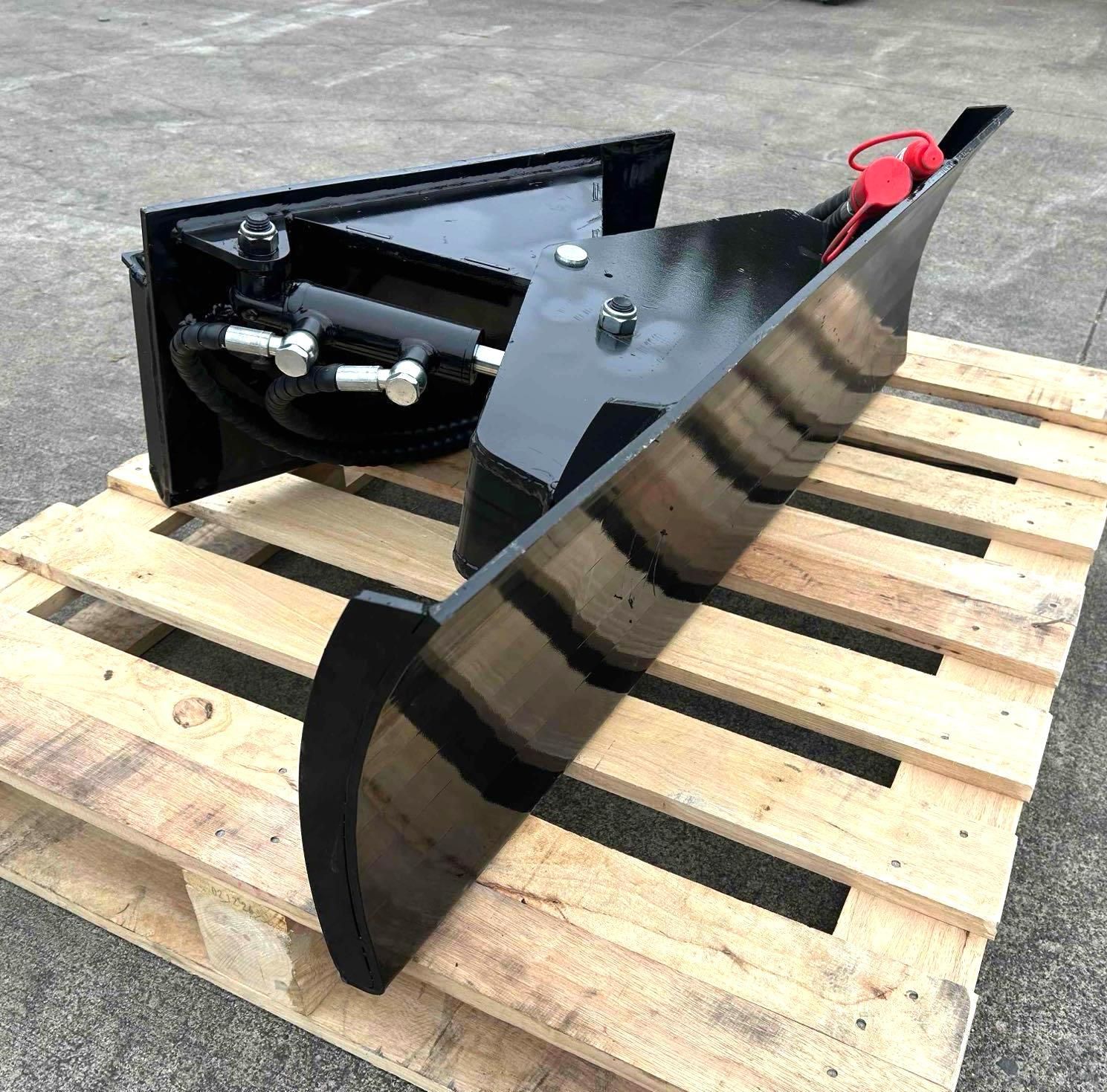 ABOSSĀ 43" Mini Skid Steer Hydraulic Push Shovel / Blade Attachment, Fits Mini Loaders, Unused
