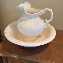 Vintage Pitcher, Water Basin