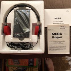 1980’s  Mura  Hi Stepper, Head Phone Set